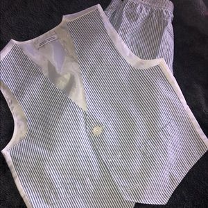 Boys seersucker pantsuit